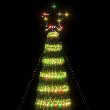 LED-kerstboom 688 LEDs kleurrijk 300 cm