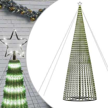 LED-kerstboom 1544 LEDs 500 cm koud wit