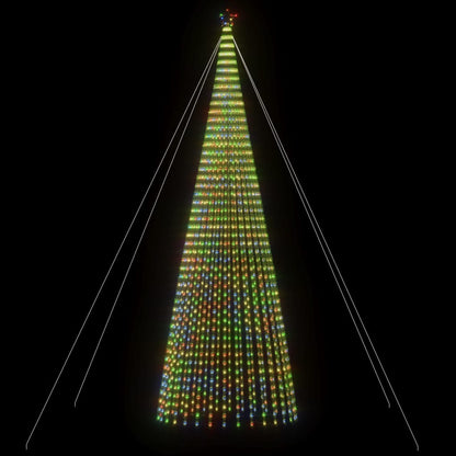 LED-kerstboom 1544 LEDs kleurrijk 500 cm