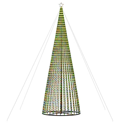 LED-kerstboom 1544 LEDs kleurrijk 500 cm
