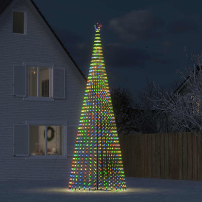 LED-kerstboom 1544 LEDs kleurrijk 500 cm