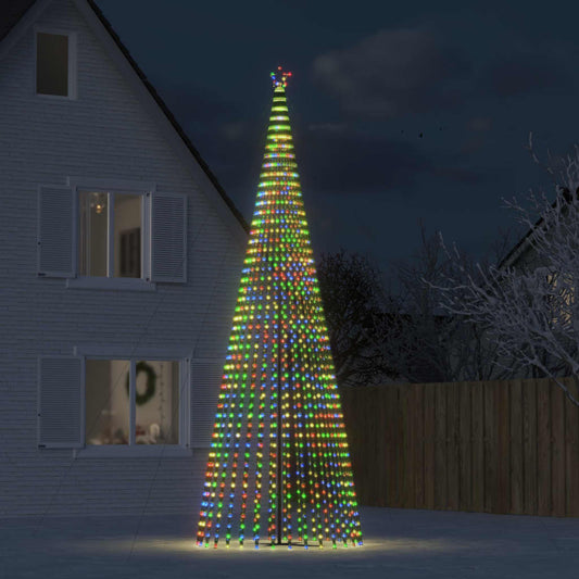 LED-kerstboom 1544 LEDs kleurrijk 500 cm