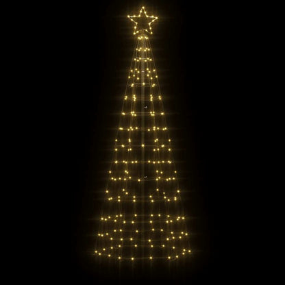 LED-kerstboom met spikes 220 LED's warm wit 180 cm