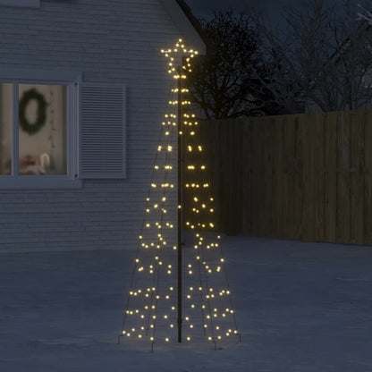 LED-kerstboom met spikes 220 LED's warm wit 180 cm