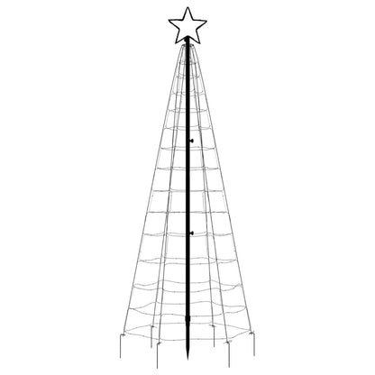 Lichtkegel mit Erdspießen 220 mehrfarbige LEDs 180 cm