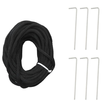 Lichtkegel mit Erdspießen 220 mehrfarbige LEDs 180 cm