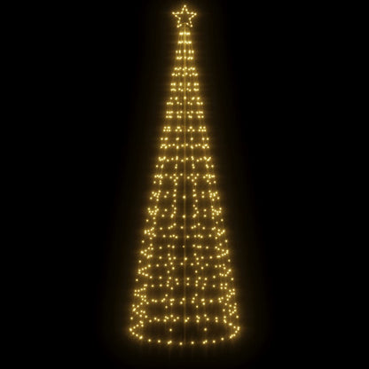 LED-kerstboom met spikes 570 LEDs warm wit 300 cm