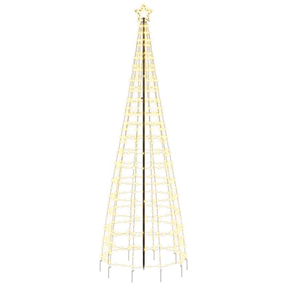LED-kerstboom met spikes 570 LEDs warm wit 300 cm