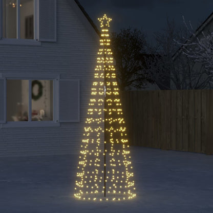 LED-kerstboom met spikes 570 LEDs warm wit 300 cm