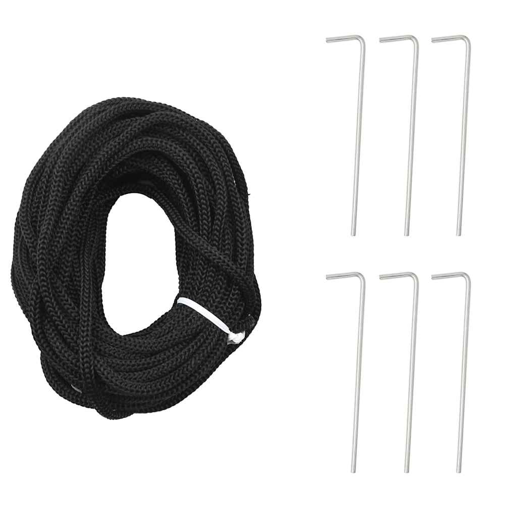 Light cone on flagpole 200 cold white LEDs 180 cm