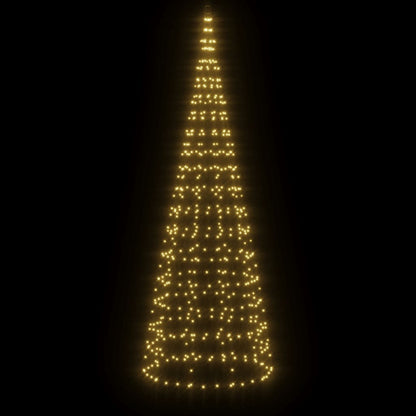 LED Kerstboom op vlaggenmast 550 LED's 300 cm warm wit