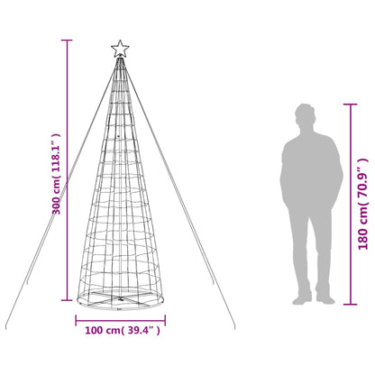 LED Kerstboom 570 LED's 300 cm warm wit