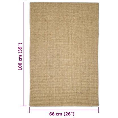 Sisal mat for scratching post 66x100 cm