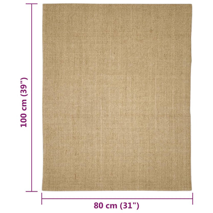 Sisal mat for scratching post 80x100 cm