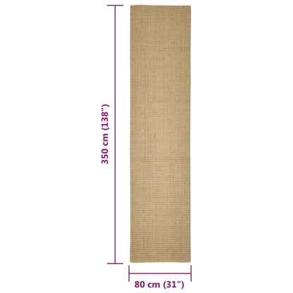 Sisal mat for scratching post 80x350 cm
