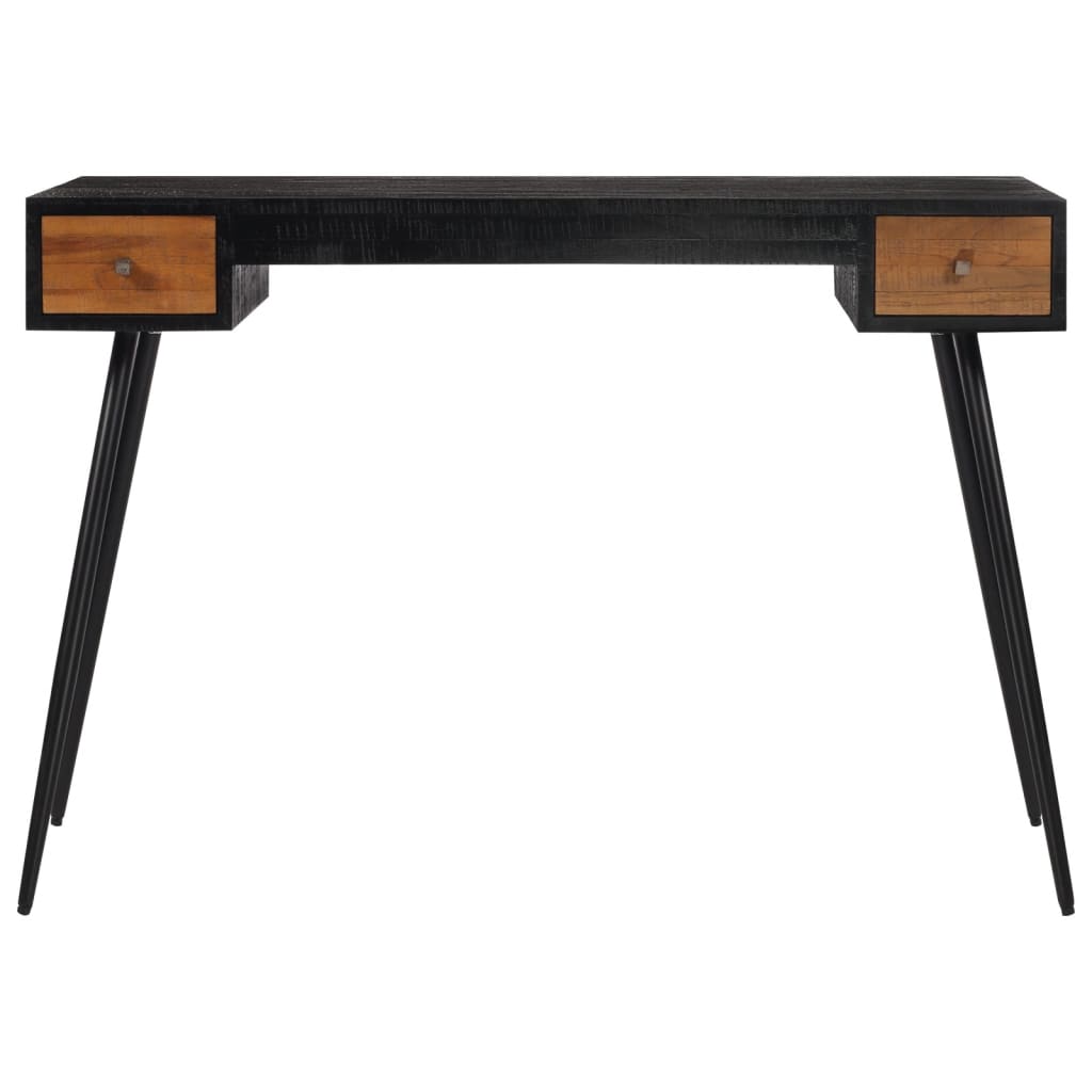 Desk 117x56.5x75 cm solid recycled teak wood