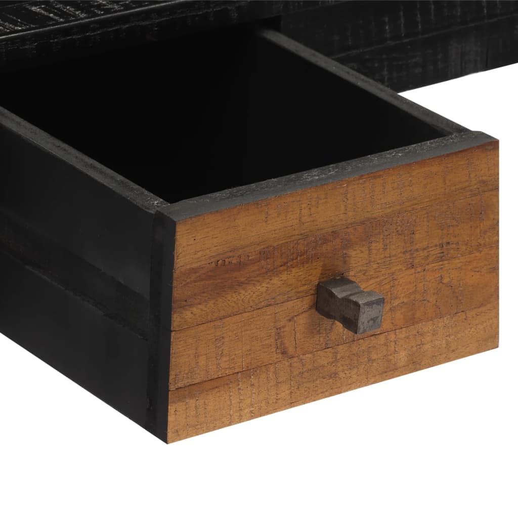 Desk 117x56.5x75 cm solid recycled teak wood