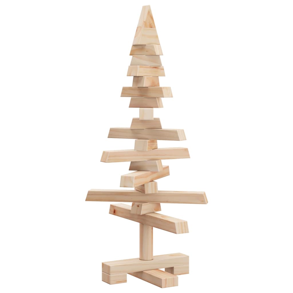 Christmas decoration Christmas tree 60 cm solid pine wood