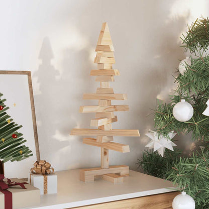 Christmas decoration Christmas tree 60 cm solid pine wood