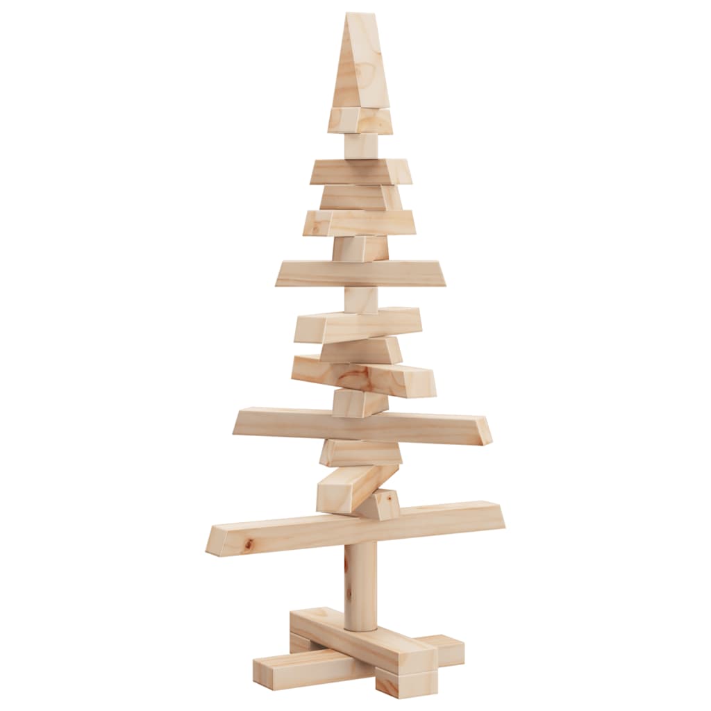 Christmas decoration Christmas tree 60 cm solid pine wood