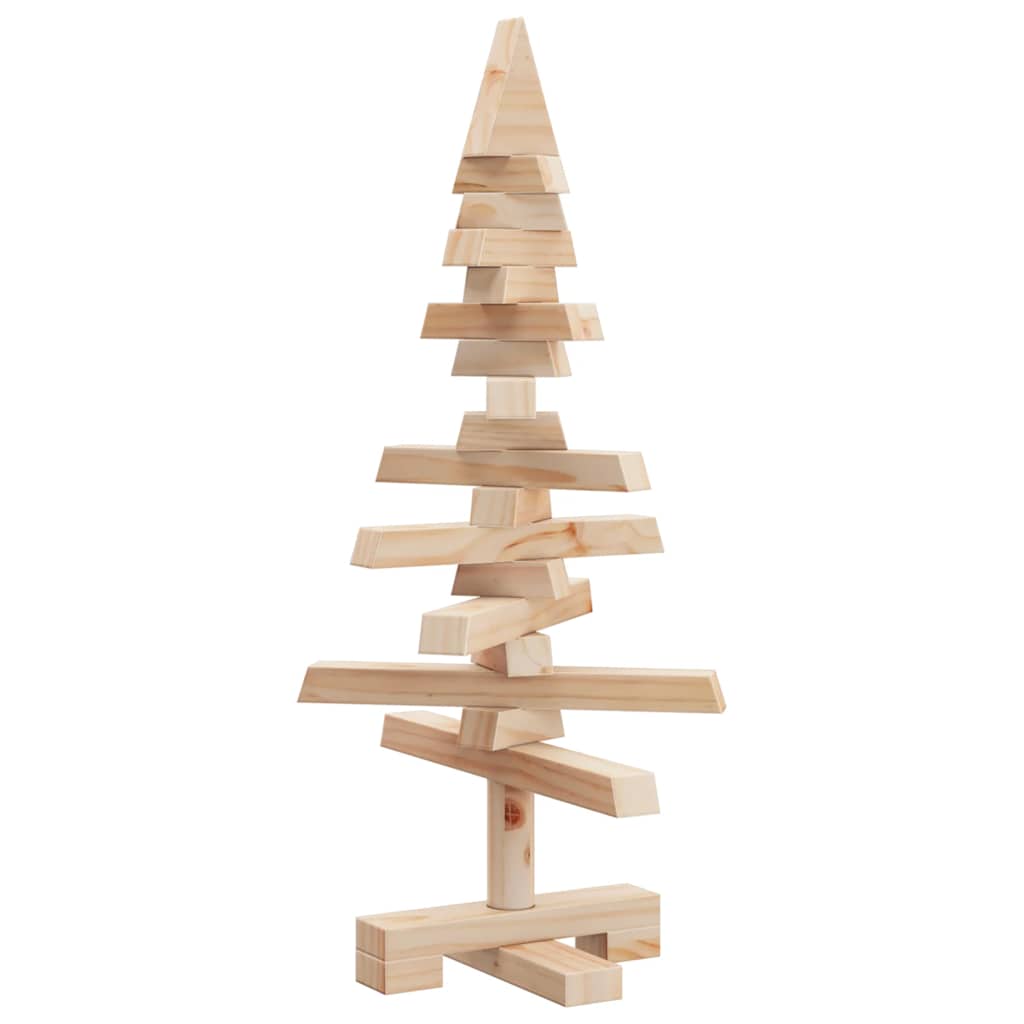 Christmas decoration Christmas tree 60 cm solid pine wood