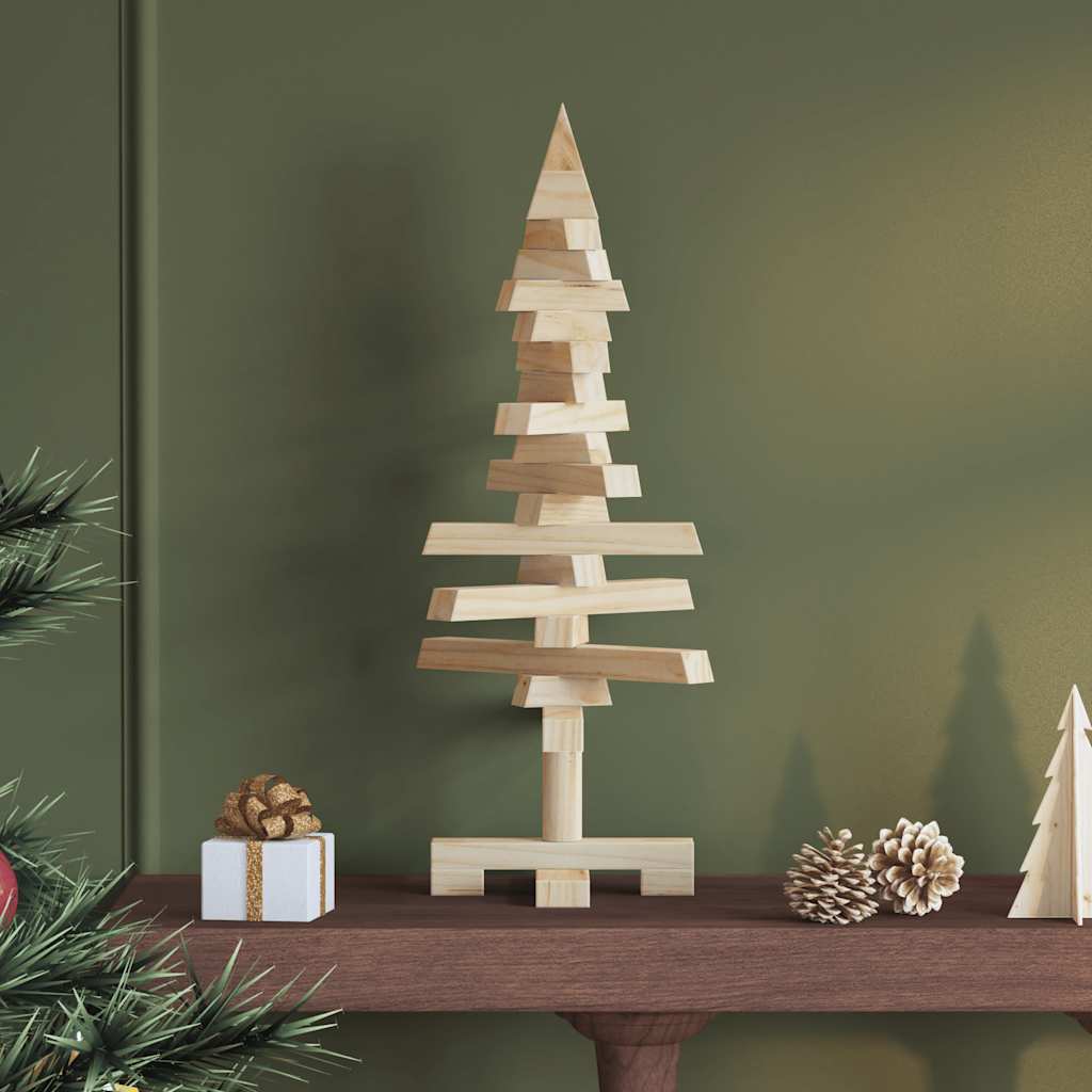 Christmas decoration Christmas tree 60 cm solid pine wood