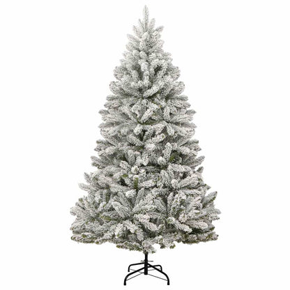 Kunstkerstboom met scharnieren 300 LED's en kerstballen 240 cm
