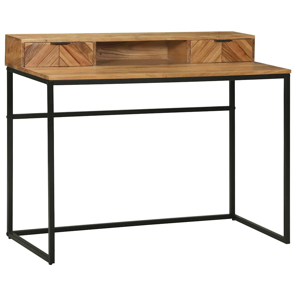 Bureau met lade Bruin 110 x 50 x 87 cm Massief acaciahout