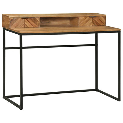 Bureau met lade Bruin 110 x 50 x 87 cm Massief acaciahout