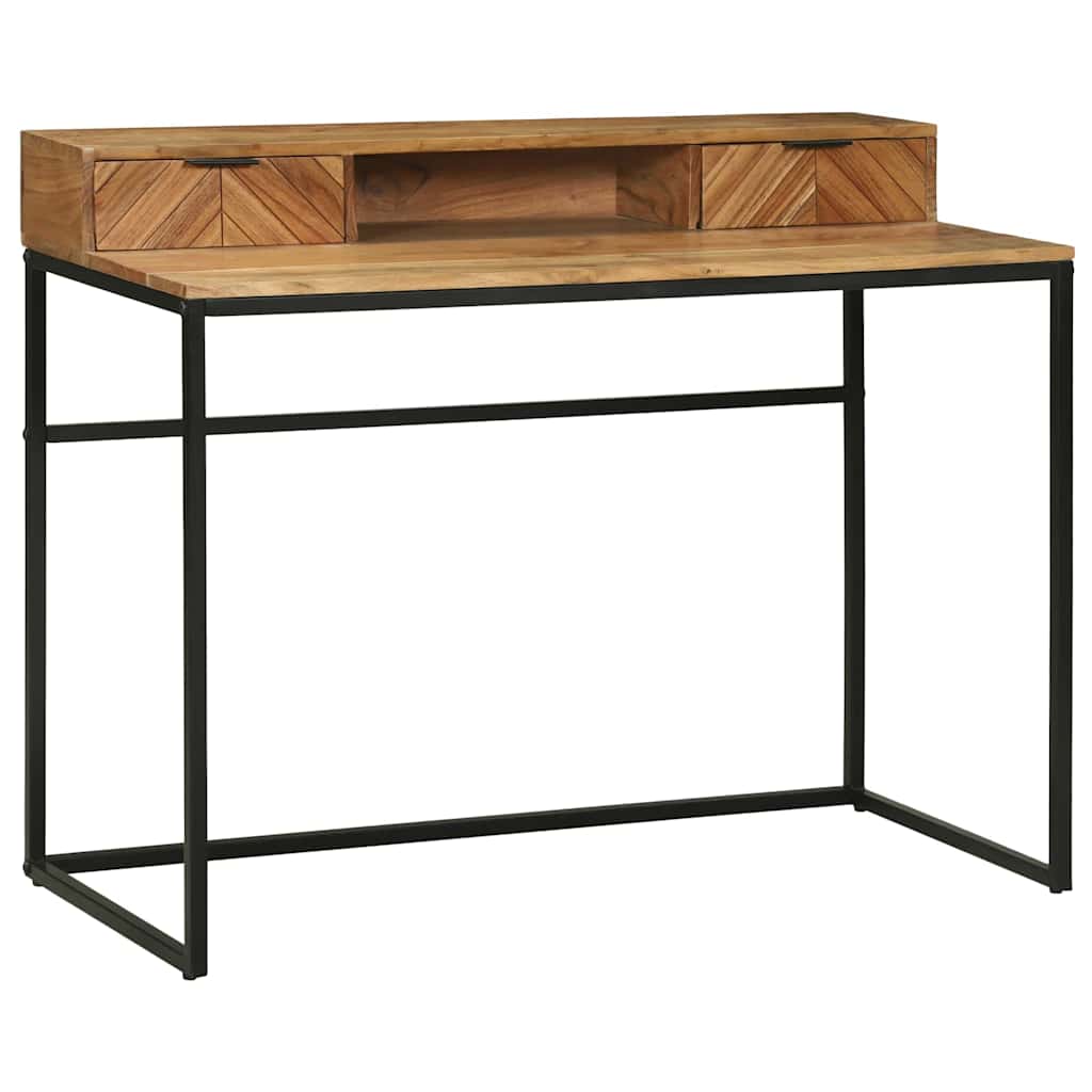 Bureau met lade Bruin 110 x 50 x 87 cm Massief acaciahout