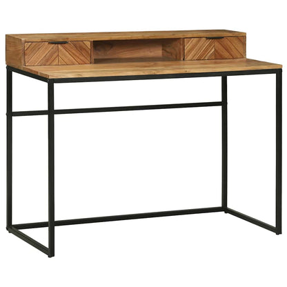 Bureau met lade Bruin 110 x 50 x 87 cm Massief acaciahout