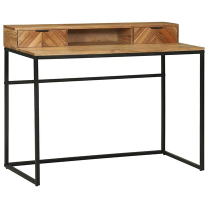 Bureau met lade Bruin 110 x 50 x 87 cm Massief acaciahout