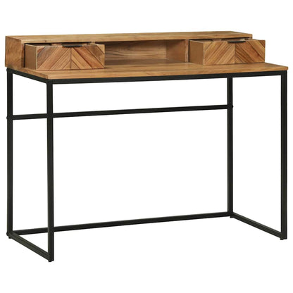 Bureau met lade Bruin 110 x 50 x 87 cm Massief acaciahout