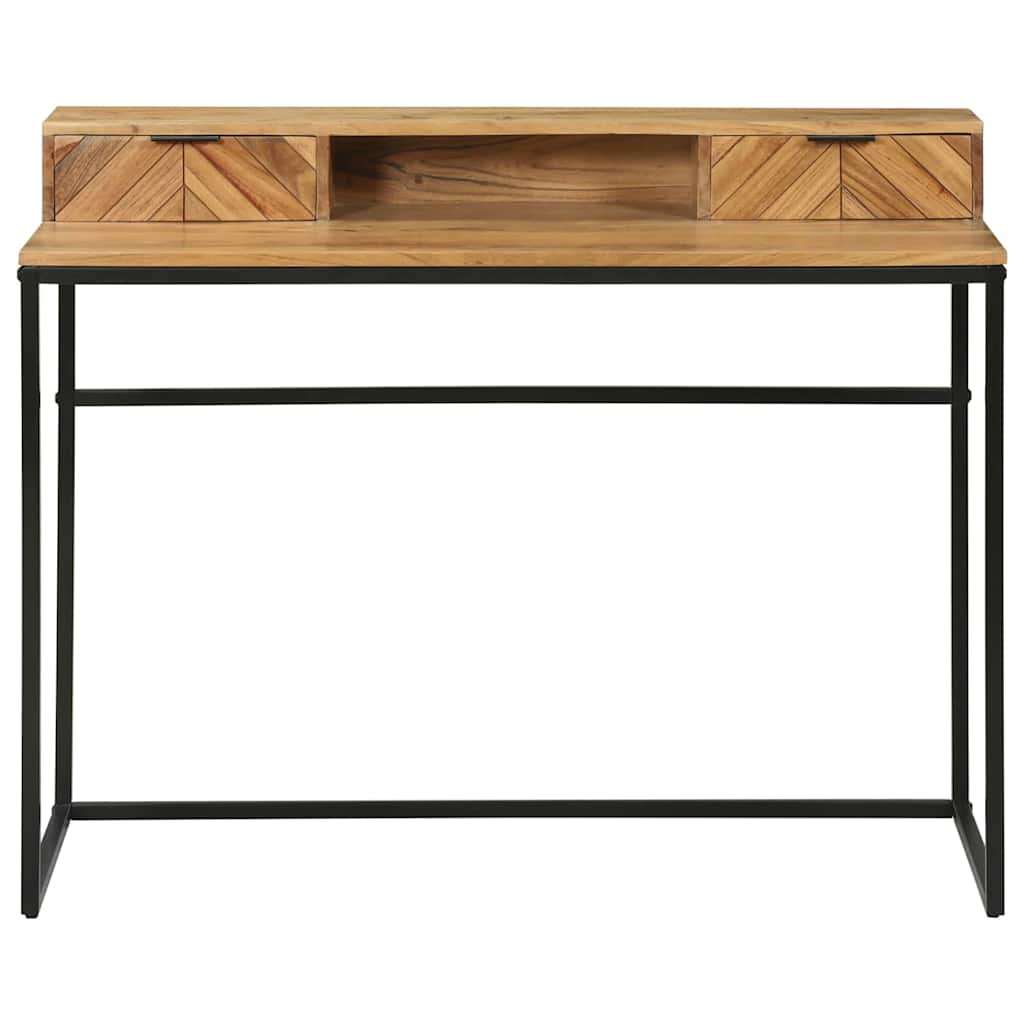 Bureau met lade Bruin 110 x 50 x 87 cm Massief acaciahout
