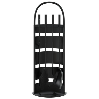 5-delige openhaardgereedschapset 23x15x66 cm staal