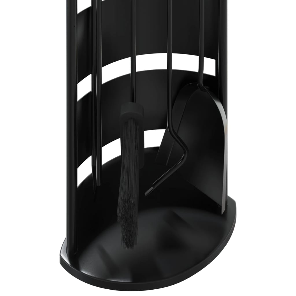 5-delige openhaardgereedschapset 23x15x66 cm staal
