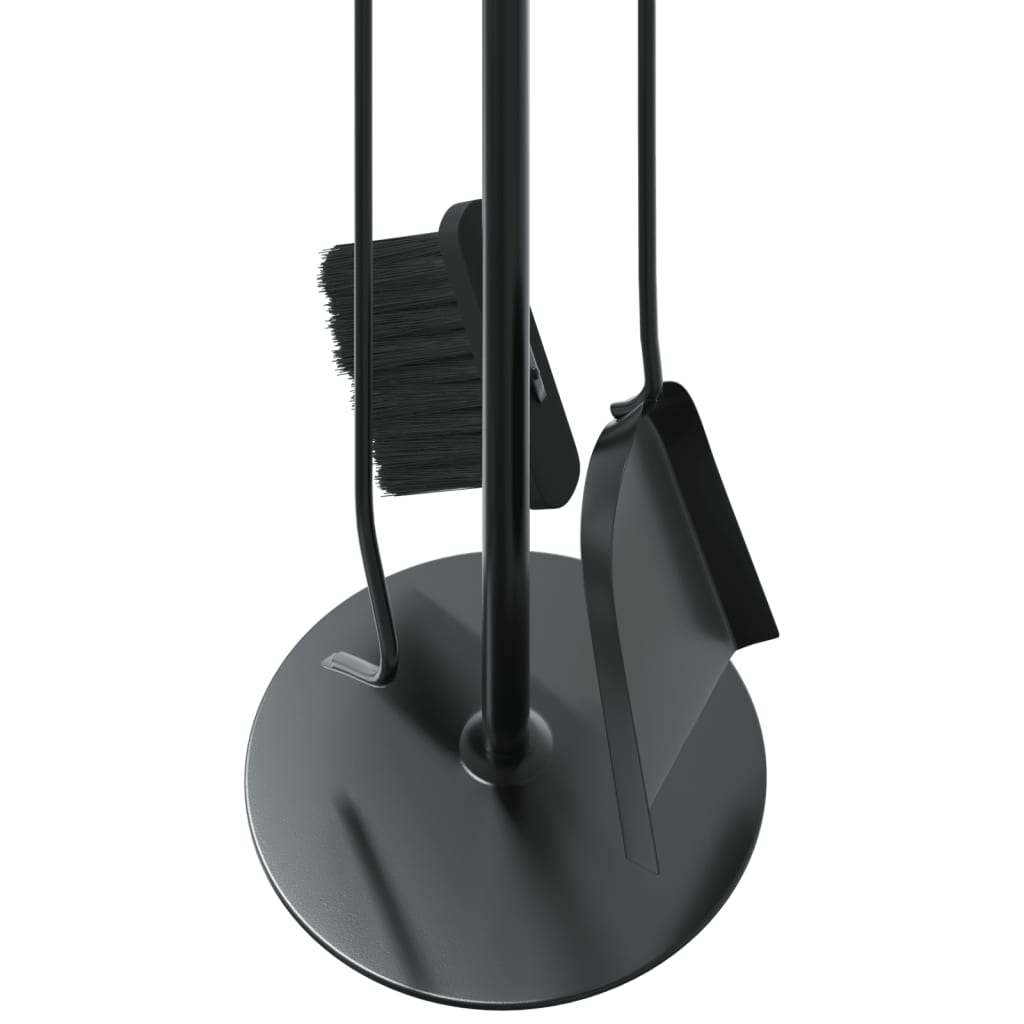 4-delige openhaardgereedschapset 22x59 cm staal