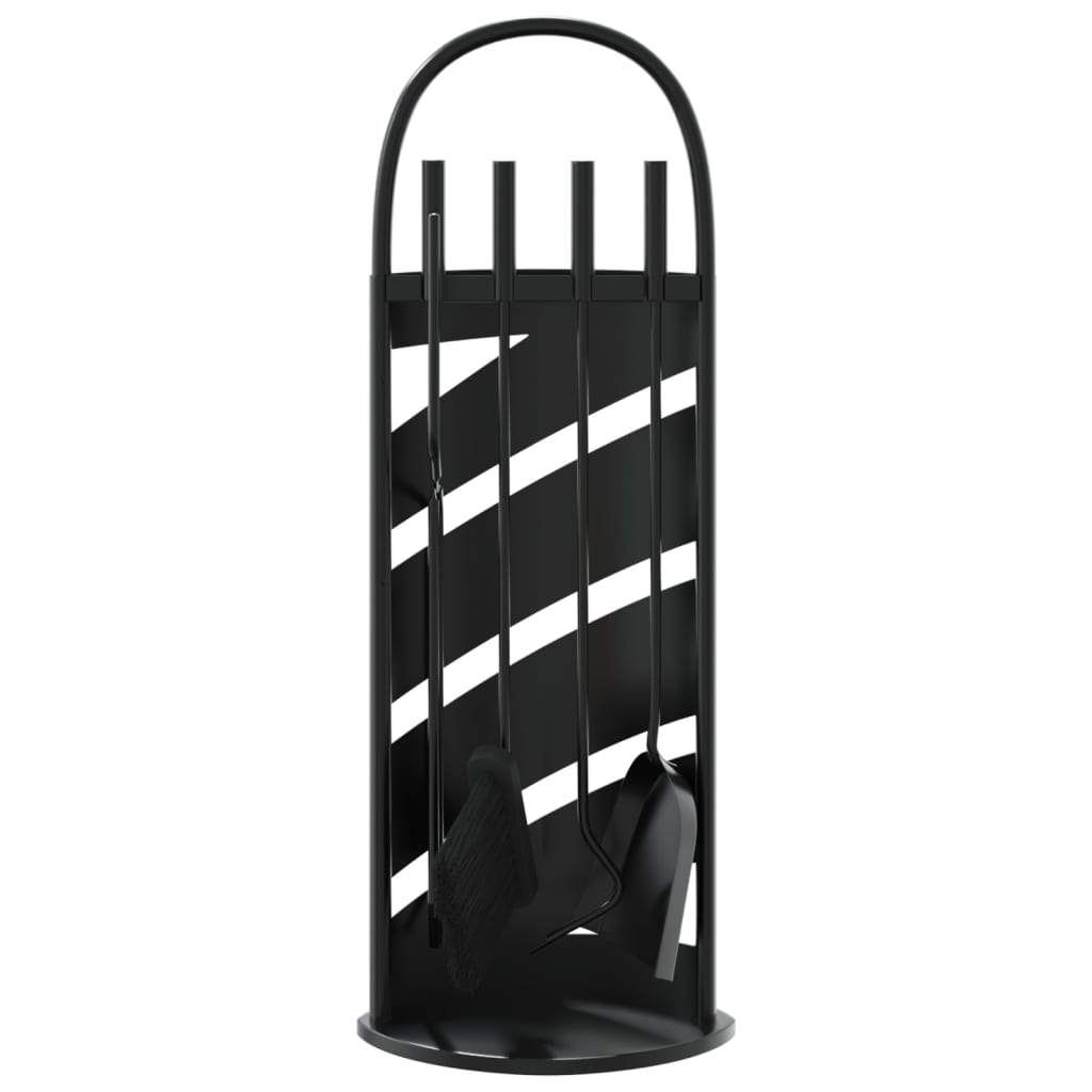 5-delige openhaardgereedschapset 23x15x66 cm staal