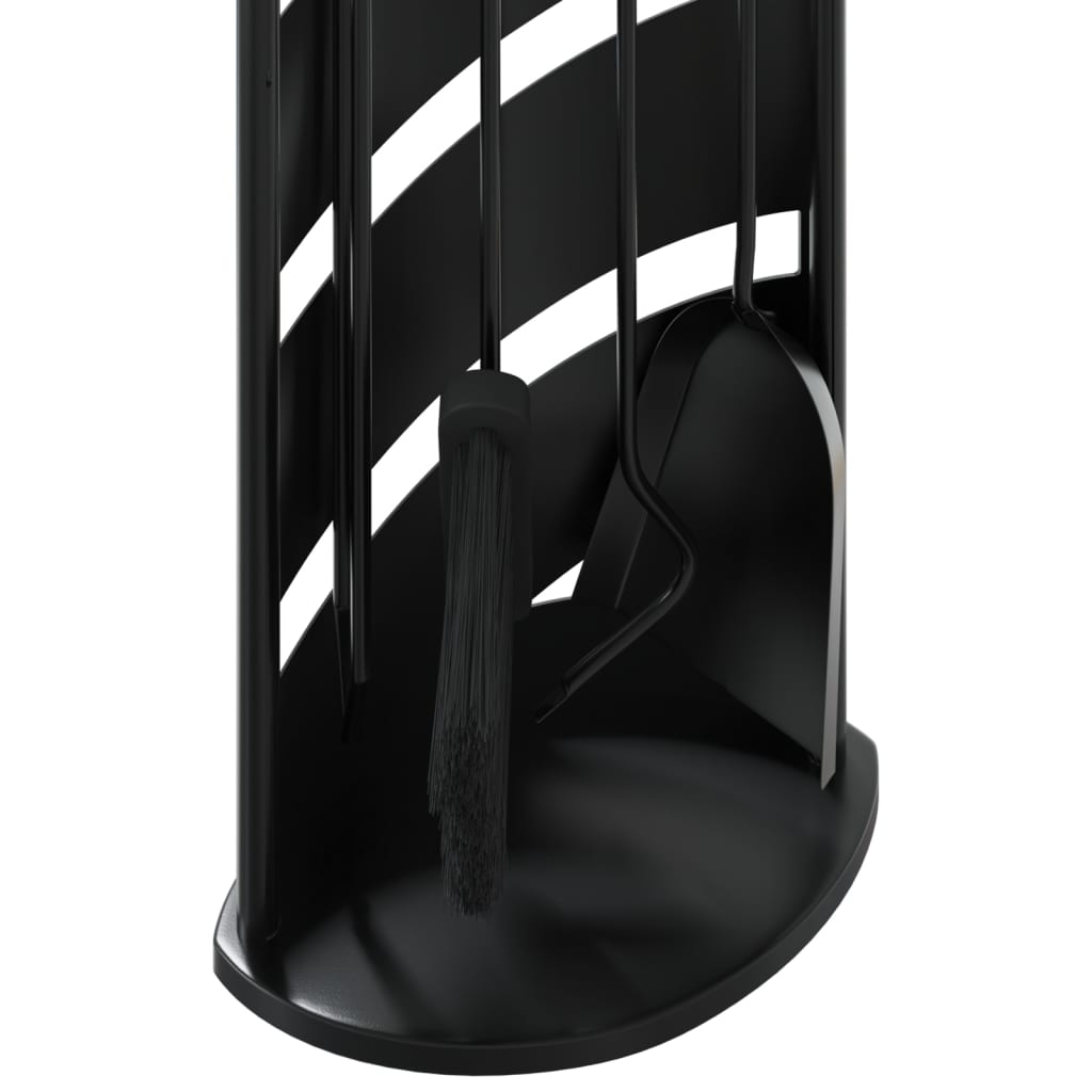 5-delige openhaardgereedschapset 23x15x66 cm staal