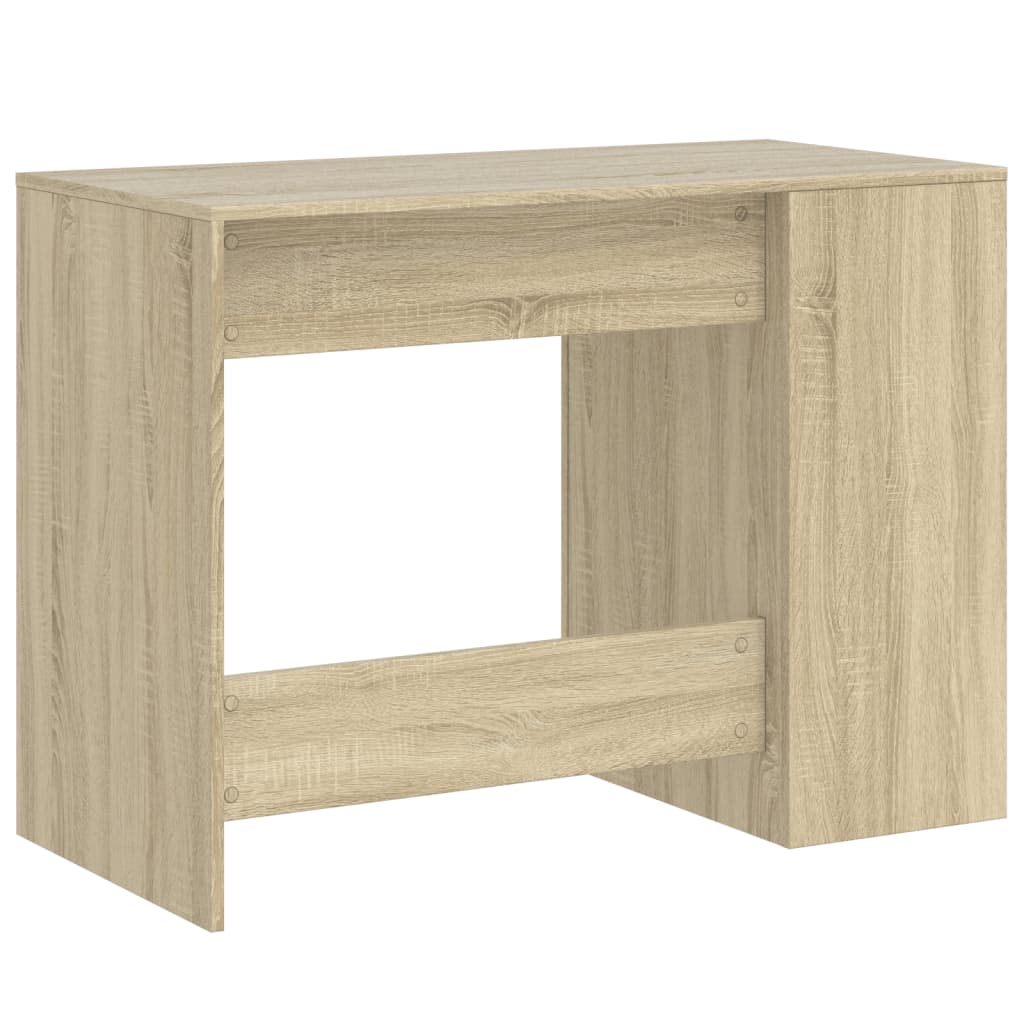 Schreibtisch 102x50x75 cm verarbeitetes Holz Sonoma Eiche Farbe