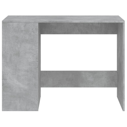 Desk 102x50x75 cm processed wood concrete gray