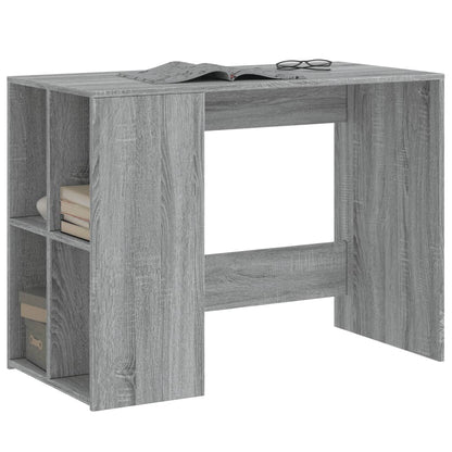 Desk 102x50x75 cm processed wood gray sonoma oak color