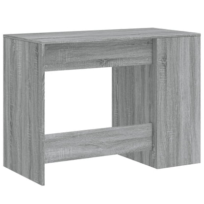 Desk 102x50x75 cm processed wood gray sonoma oak color