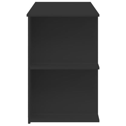 Bureau 140x50x75 cm bewerkt hout zwart