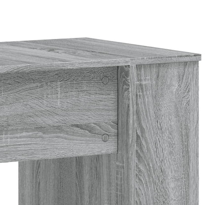 Desk 140x50x75 cm processed wood gray sonoma oak color