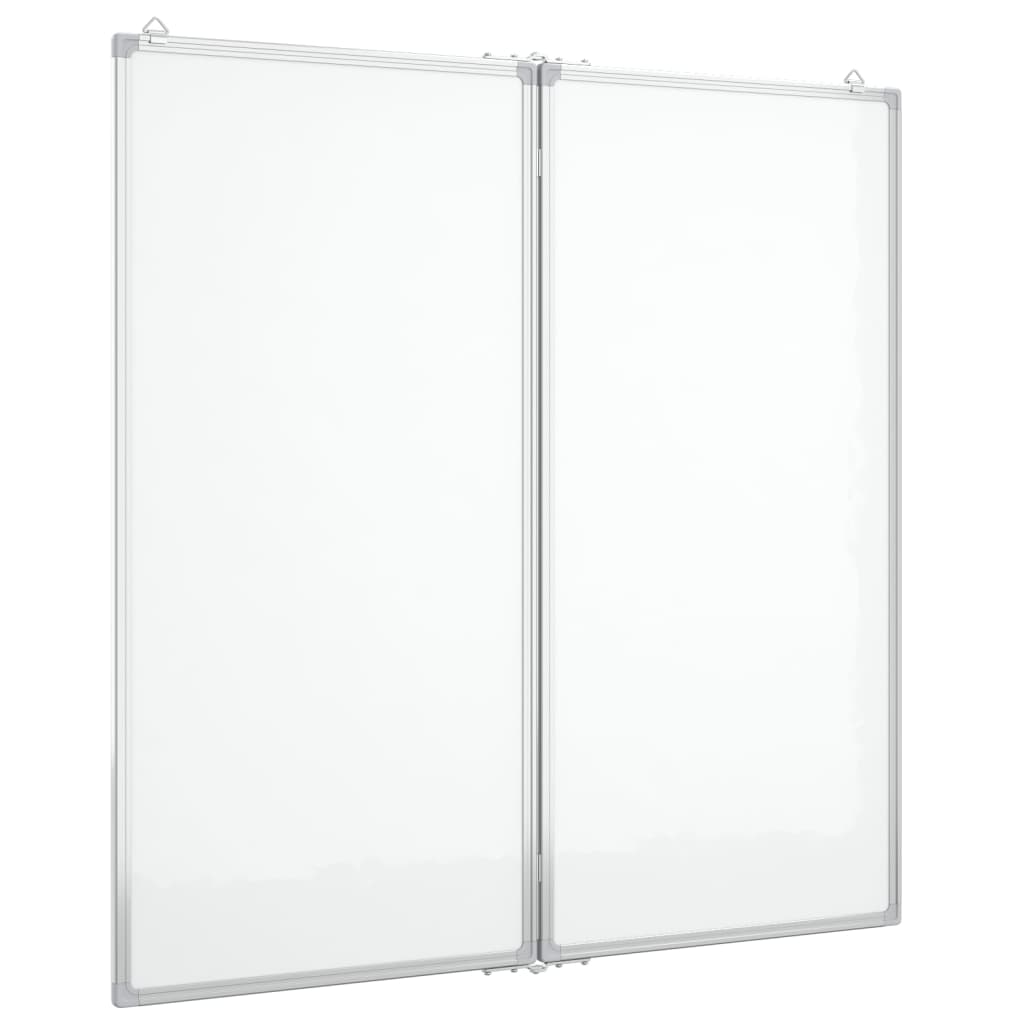 Whiteboard magnetic folding 80x80x1.7 cm aluminum