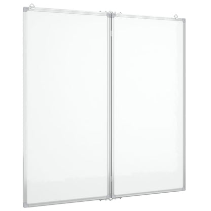 Whiteboard magnetic folding 80x80x1.7 cm aluminum
