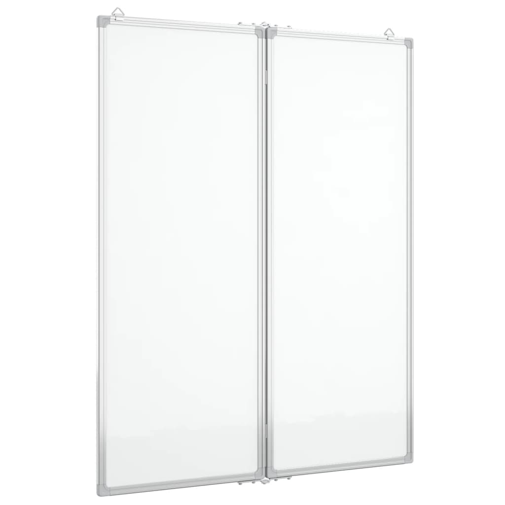 Whiteboard magnetic folding 80x100x1.7 cm aluminum