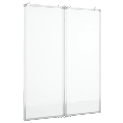 Whiteboard magnetic folding 80x100x1.7 cm aluminum