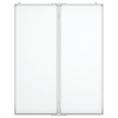 Whiteboard magnetic folding 80x100x1.7 cm aluminum
